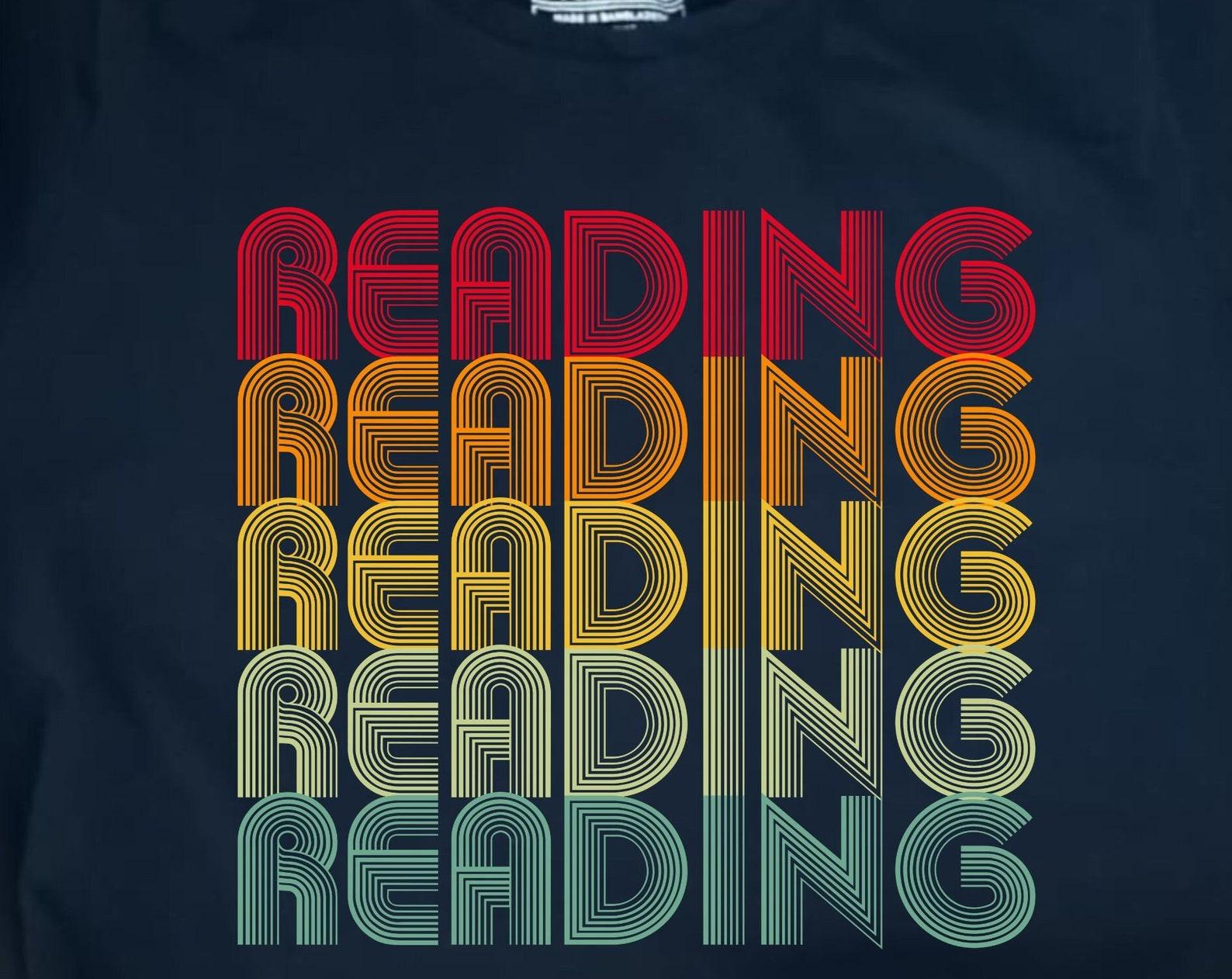 Reading, readers tshirt, teachers shirt, readers gift, readers shirt, fun tshirt, colorful tee S
