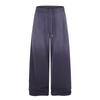 Mens Gradient Distressed Wide Leg Pants Streetwear Loose Straight Drawstring Trousers