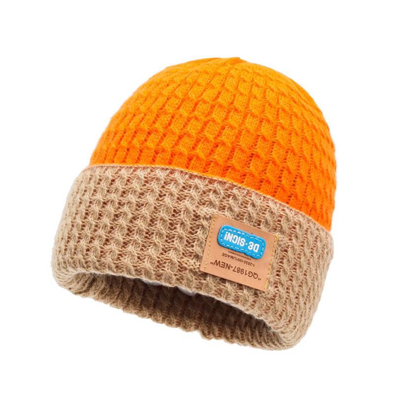 

Вязаная шапка Осенне-зимняя шапка Женская шапка большого размера Утепленная теплая шапка от холода Мужская шерстяная шапка Пуловер Универсальная шапка-бини Шапка-бини one size