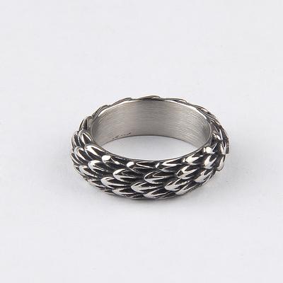 316L Stainless Steel Gothic Nordic Viking Dragon Scales Ring Dragon Scales Ring Snake Jewelry Celtic Ouroboros Wrap Around