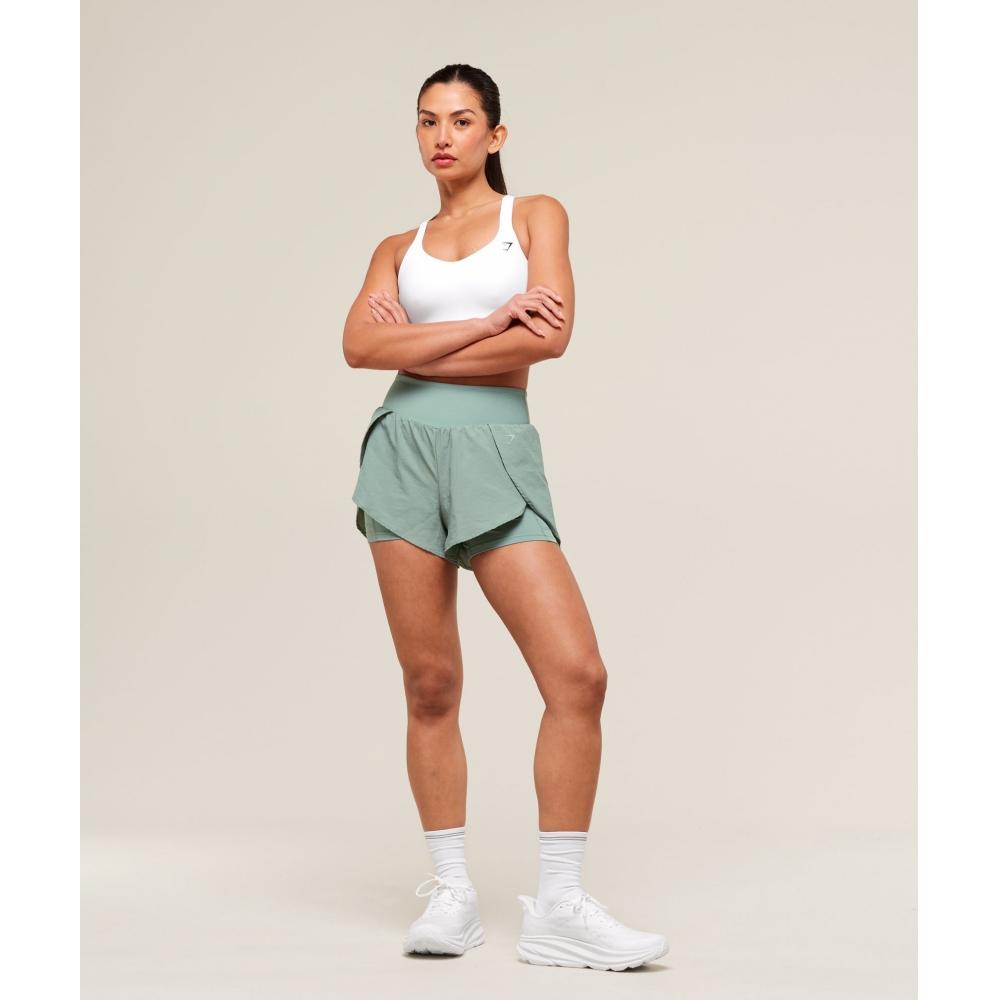 Gymshark RunnIng 2 In 1 Shorts Celeste Blue B3c4d Udbp