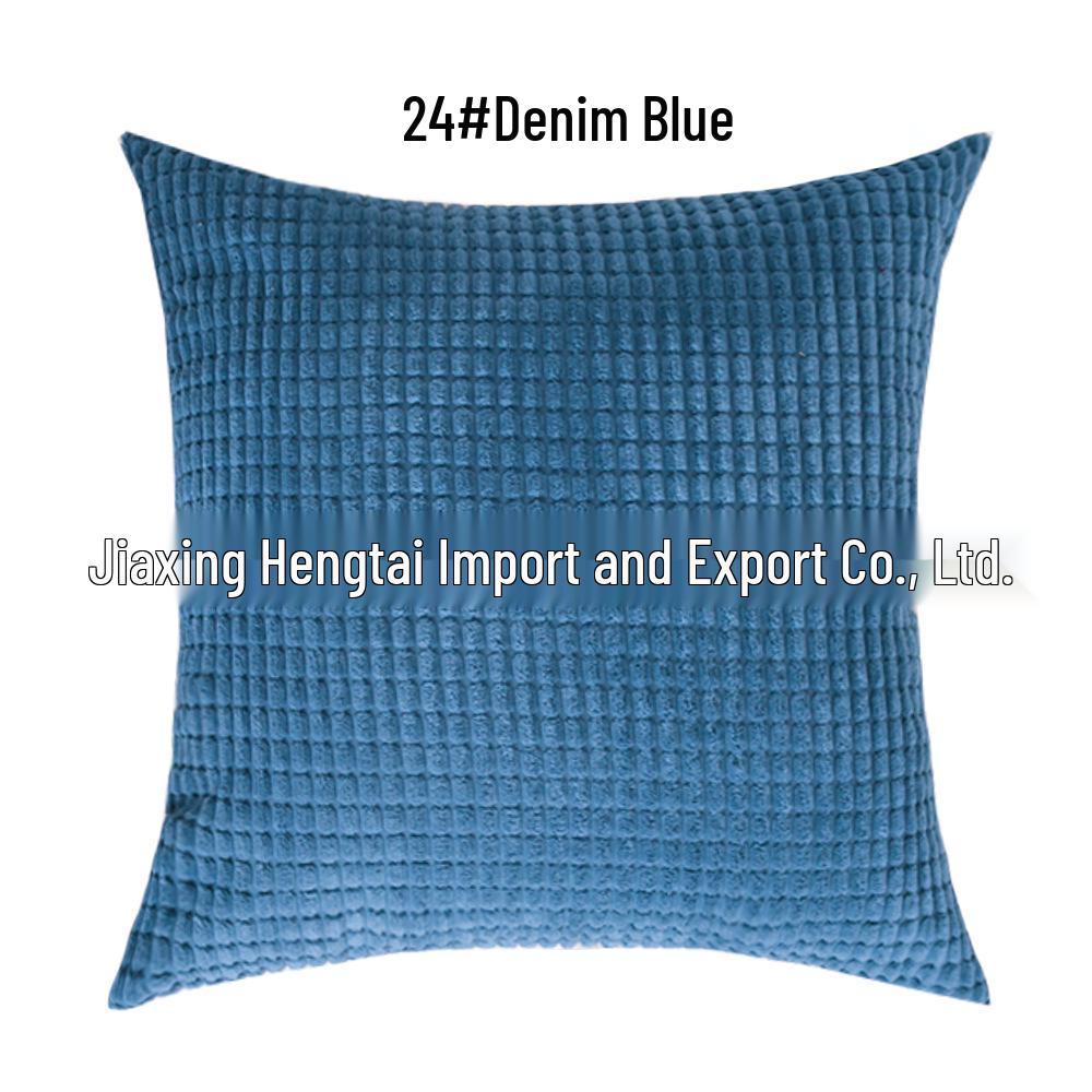 Corduroy Plush Velvet Sofa Throw Pillow Cover Cushion Cover