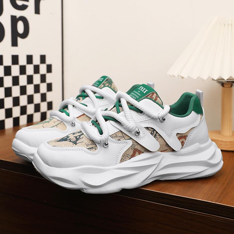 Mens Shoes Leather Sneakers Summer Casual Outdoor Platform Running Fashion Skateboard Sport Luxury Designer Tennis Loafers