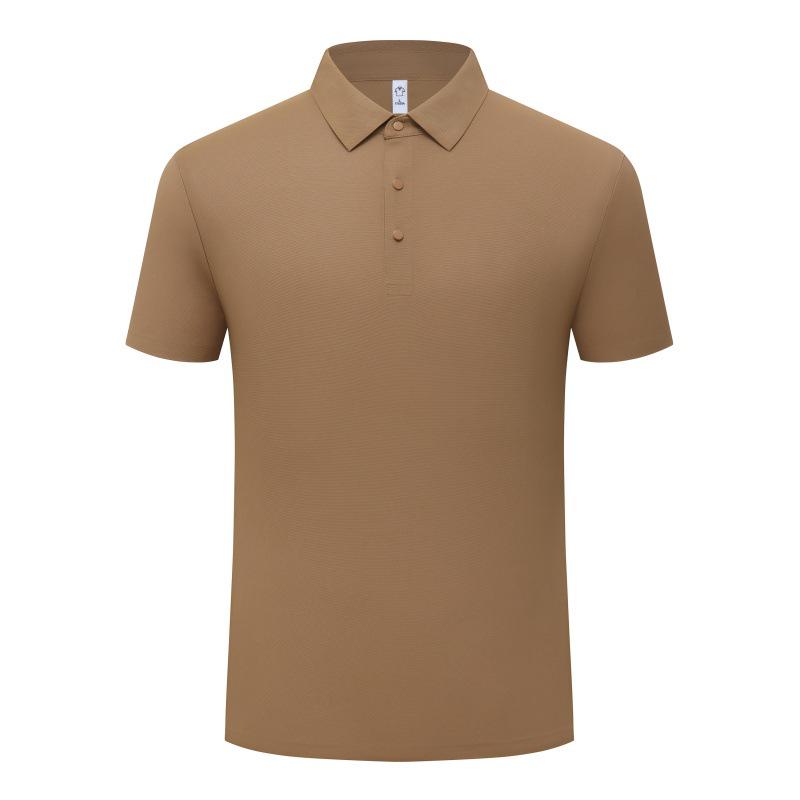 Herren Stretch-Poloshirt aus Eis-Seide: Sommerlich leicht, hochwertig Business Casual, kurzärmlig, Umlegekragen