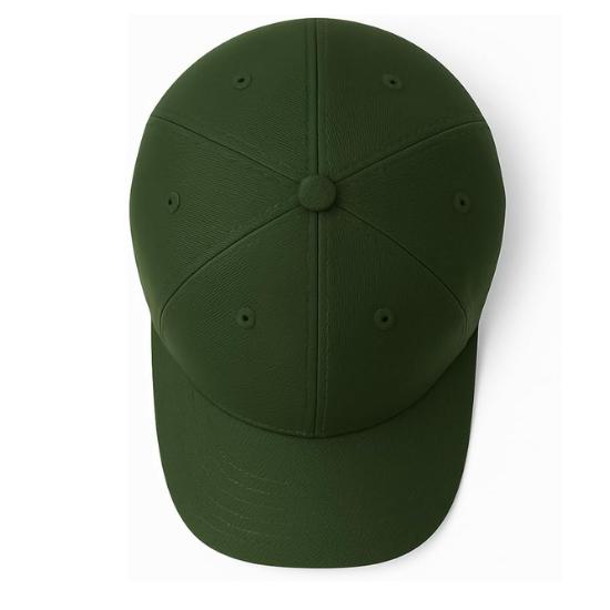 BLESS INTERNATIONAL Premium Cotton Baseball Caps for Men & Women (Navy Green)