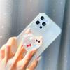 Xiaoqing Fresh Wind Japanese Transparent Love Mobile Phone Holder Back Sticker Airbag Retractable Desktop Watching Drama Artifact Female