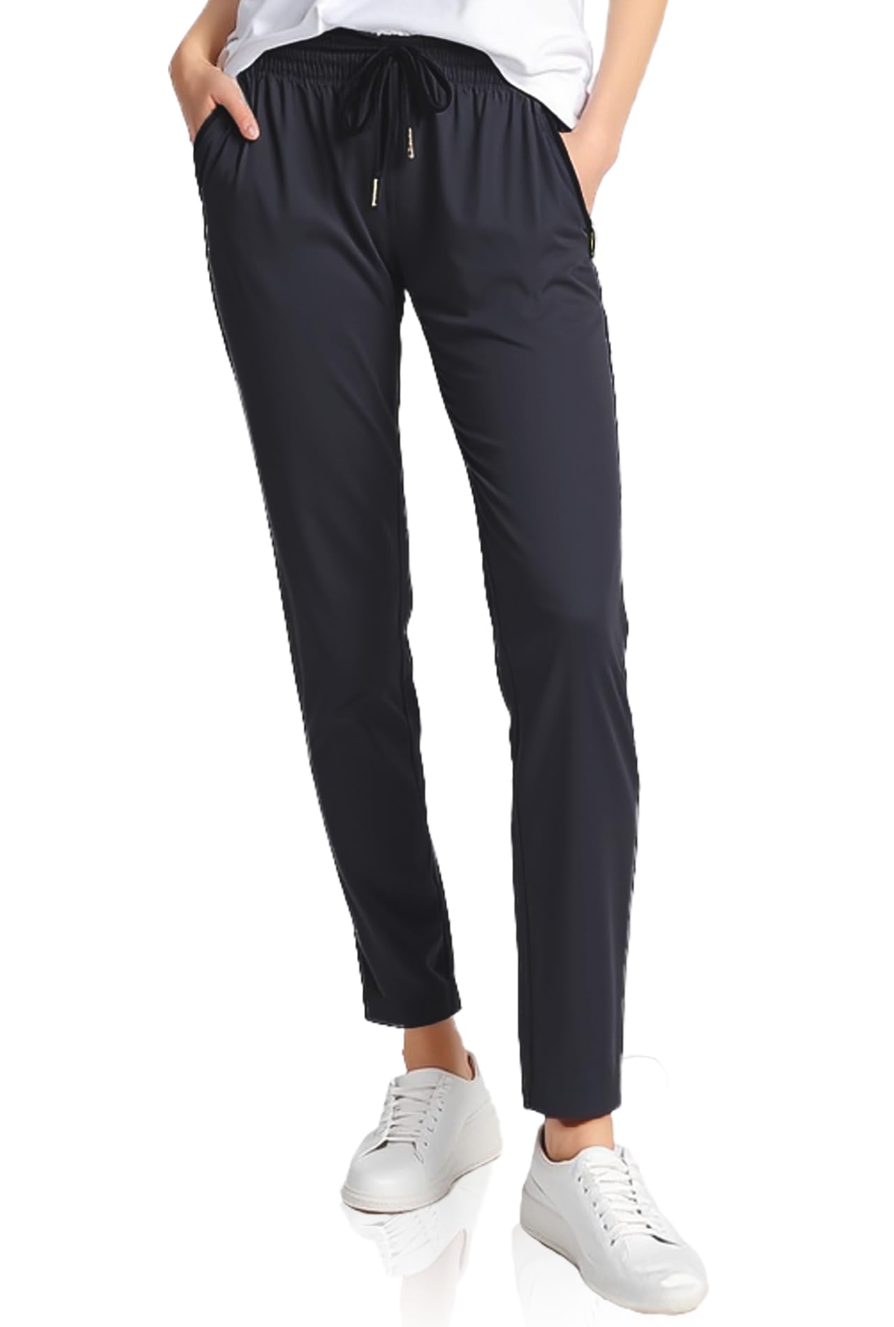 

и брюки из ледяного шелка для прохладной прохлады, легкого охлаждения, прохладные для весны и M стрейч x быстро [Gemma Plus] [Прохладные гладкие] женщины, лето, брюки, брюки, брюки,