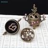 Vintage Brass Plum Blossom Incense Burner  Mini Ornate Censer for Aromatherapy & Desktop Decor