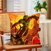 DDoomslayer Game Pillow Case Plush Pillow Cases Home Decoration Pillow Cover for Sofa Bed Chair Living Room