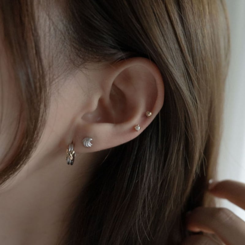 Youngglow 14k Pearl Barbell Piercing