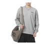 Adidas Solid Color Crew Neck Casual Pullover Long Sleeve Sweatshirt Men Sweatshirt Gray JF3223