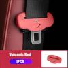 TVE4  2pcs Silicone Car Seat Belt Buckle Protective Cover Decorative Accessories For Mercedes Benz AMG W203 W206 W220 W205 W211 W212