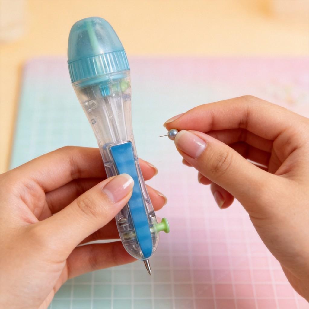 Plastic Storage Press Pen Diy Craft Kit For Kids And Teens