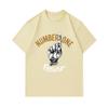 Men's 100% Cotton Crew Neck Short Sleeve T-Shirt, Number One Forever Hand Gesture Print Casual Comfortable Tee, Summer Regular Fit Daily Wear Top for