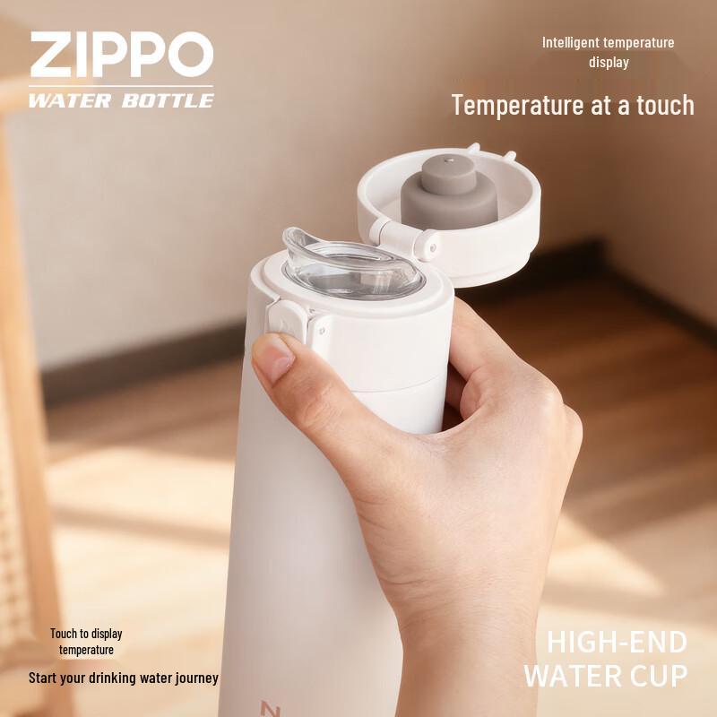 ZIPPO Smart Insulated Tea & Water Bottle with Temperature Display