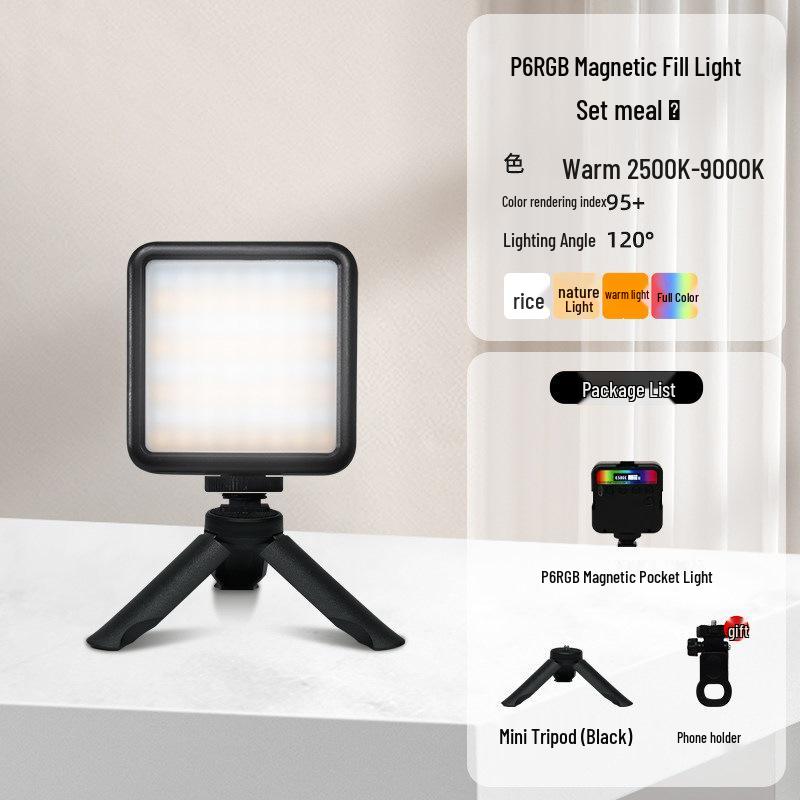 Yingkexi Mini RGB DSLR Camera Fill Light for Photography & Live Streaming
