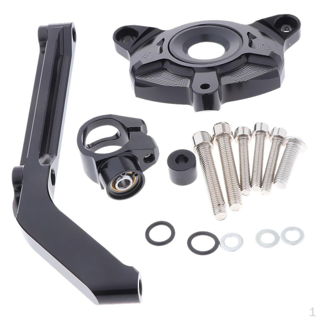 20MM Durchmesser Aluminium Lenkungsdämpfer Stabilisator Gabelmontage Klemme Halterung für 2014 -Motorrad