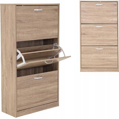 Shoe Cabinet, 3-compartment Shelf, SHOES, Spacious Chest of Drawers for the Hall, SHELF