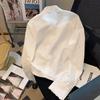 Women's Cotton White Lace Bowknot Base Shirt - New Spring Arrival Layering Top