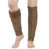 Foot Cover Winter Leg Warmers Knee High Knitted Leg Coverings Socks Fleece Leg Warmers  Women