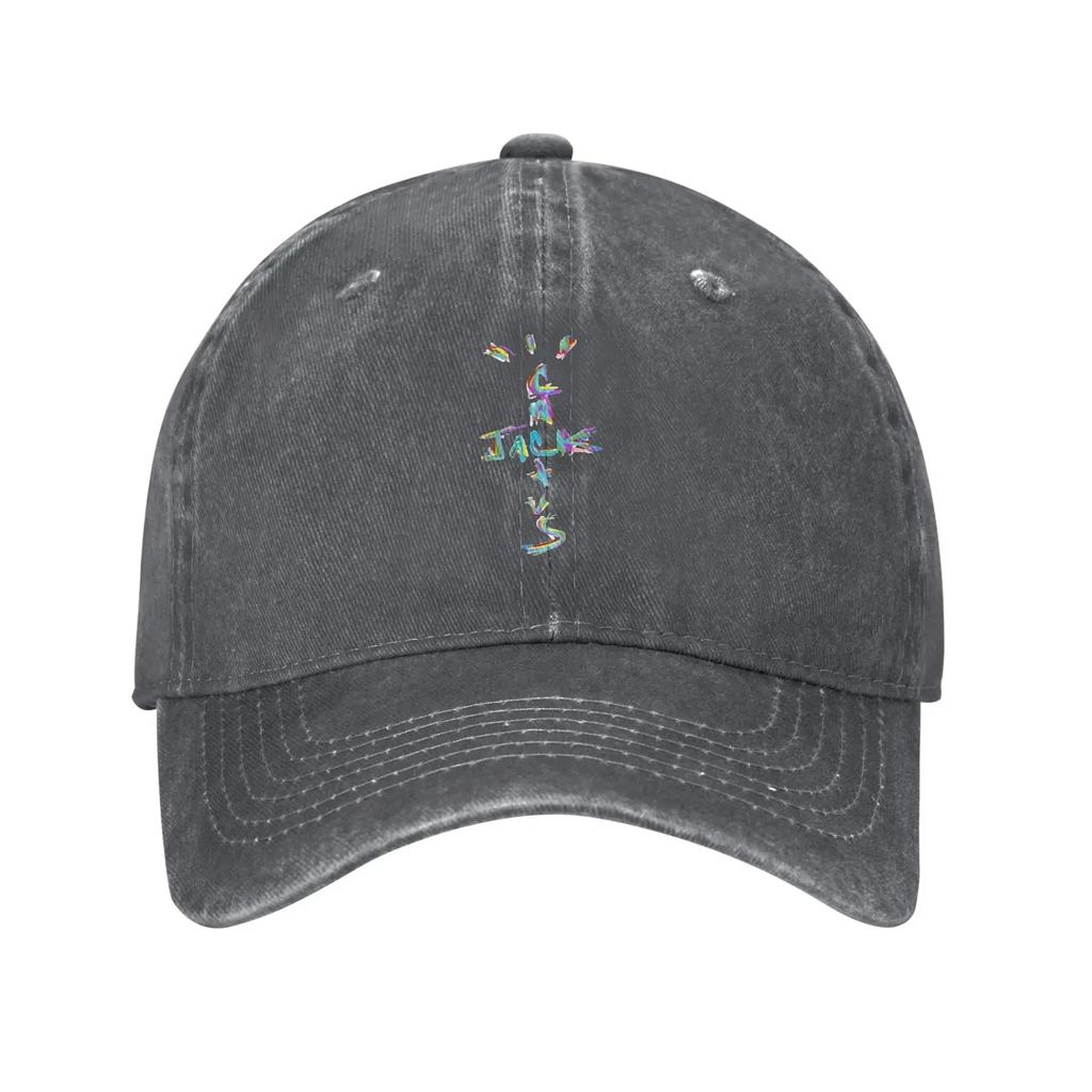 Washed Baseball Cap Cactus Jack Summer Trucker Hat For Men Adult  Guy y2k Funny Hunting Camping Sun Snapback Cap