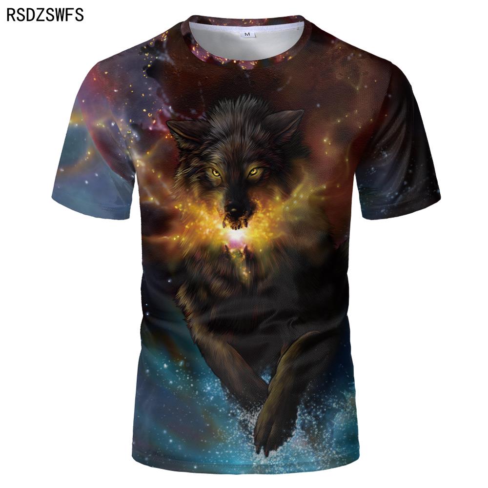 2023 spaß Neueste Harajuku Wolf 3D Drucken Coole T-shirt Männer/Frauen Kurzarm Sommer Tops Schönheit T shirt Mode tier Tees