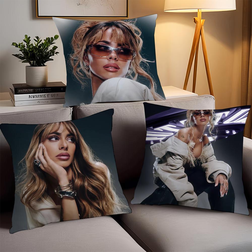 Argentine Singer Tini Pillow Case Office Cushions Suitable For Sofa Car Bedroom Decorative Cushion Cover