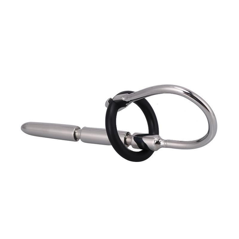 Men's Metal Urethral Glans Insert Dilator - Erotic Toy for Outdoor Wear