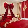 Large Red/Pink Plushie Bows Wedding Decoration Wall Decorating Ormanent For Event Planners Anniversary Celebration