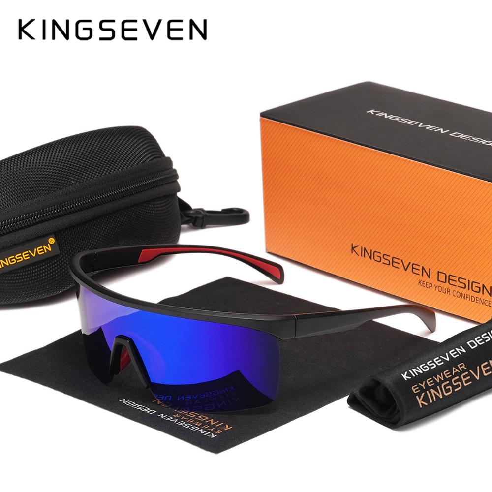 Kingseven Cyklistické sluneční brýle Muži Dámské Cyklistické brýle UV400 Polarizované Bike Outdoorové sportovní brýle