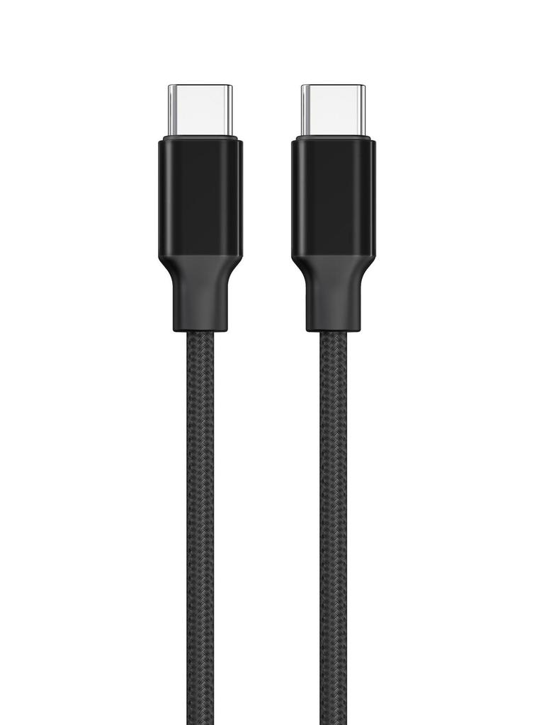 60W Nylon Braided Type-C PD Fast Charging Cable for Mobile Phones