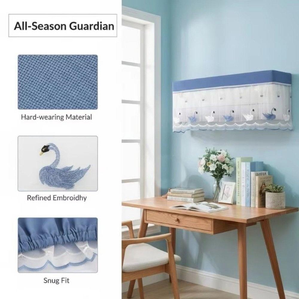Dust-proof Air Conditioner Dust Cover Windproof Isolation Cover Wall Mounted Protector  Indoor