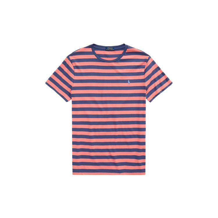 

Polo Ralph Lauren Ss22 Полосатая футболка с коротким рукавом и круглым вырезом Мужские топы Красный MNPOTSH1N821153-600 M