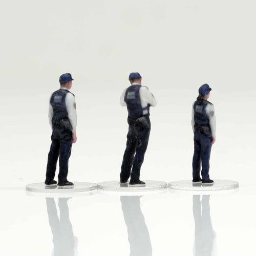 Figreal 1/64 Police Officer 001 (13) 3-piece set