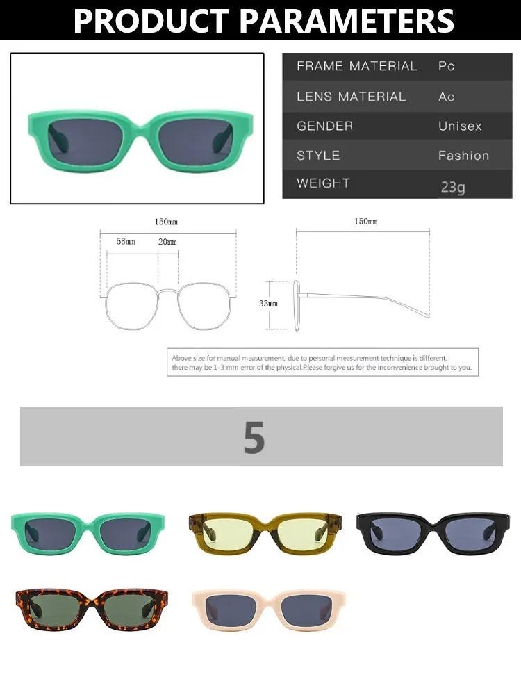 Vintage Cat Eye Sunglasses Women Green Rectangle Frame Designer Inspired Chic Shades For Unisex Eyeglasses Uv400