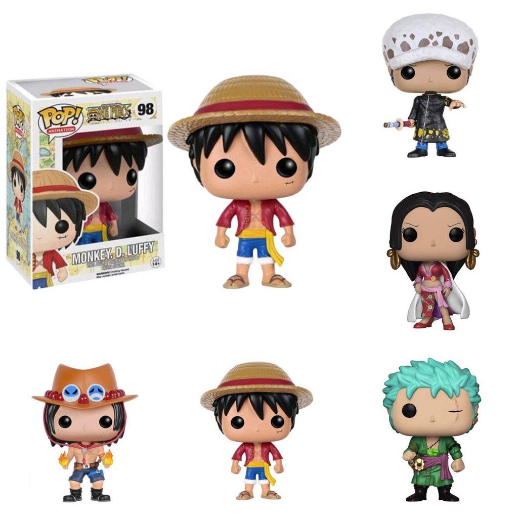Unique Pop Anime One Piece Action Figures Luffy Ace Law Roronoa Zoro Ideal For Home Decoration