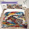 Snow Leopard Animal Pattern Bedding uilt Set uilt Cover Pillowcase Home Decoration Birthday Gift (1 * duvet cover + 2 * pillowcase  without core)111