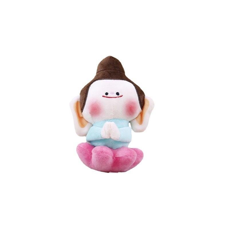 Adorable New Plush Lotus Buddha Keychain Doll Soft Toy With Unique Design And Colors