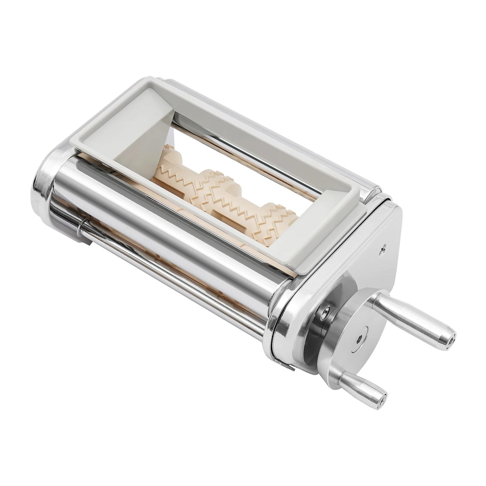 

Насадки для пасты для кухонного комбайна Kitchenaid, насадки из нержавеющей стали для раскатки листов пасты и приготовления пельменей