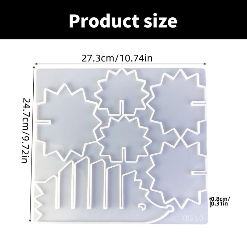 Stylish Lovely Hedgehog Coaster Mould in Sturdy Silicone Materials Portable for Household and Office Supplies Use