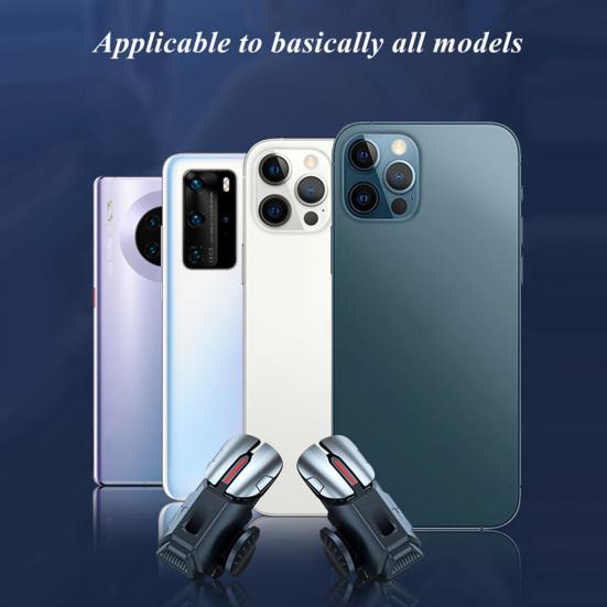 2Pcs/Set G21 Phone Triggers Mechanical Feel Highly Sensitive Contact Plug And Play Six-finger Linkage One-click Burst Widely Compatible Mobile