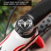 Black Spider Pattern Round Mountain Bike Stem Top Cap Cover Bicycle Headset (Spider)