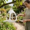 Water-Resistant Bird Feeder House Plastic Feeding Station Hummingbird Feeder  Tree Hanging
