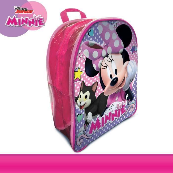 Sac à dos école de dessin et de coloriage - liscianigiochi - minnie - pages de coloriage, matériel créatif