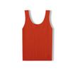 Damen Slim Fit Kaschmir-Camisole - Schmeichelhaftes ärmelloses Strickoberteil
