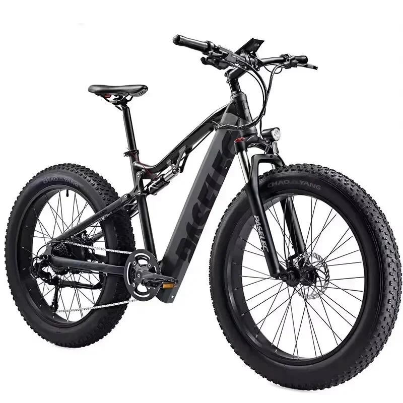 GS9PLUS All-terrain Electric Bicycle 26-inch Fat Tire Electric Bike 1000W Motor 48V17AH Hidden Battery Hydraulic Brake E Bike