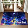 Crystal Velvet Square Rug Custom NamePokémon Pattern Non Slip Home Floor Decor Rug
