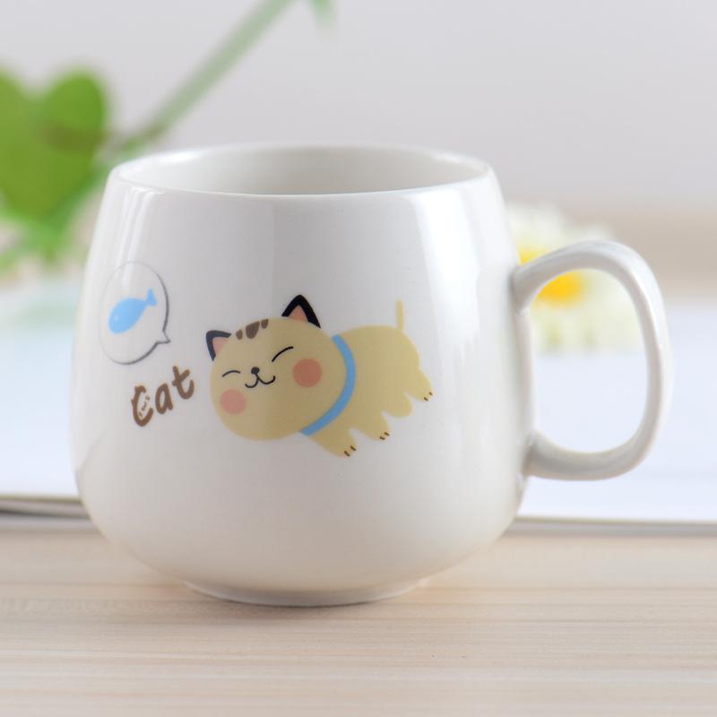Creative Ceramic Cup Expression Water Cup Household Personalized Coffee Cup Cartoon Cup Mug