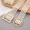 Pearl Handmade Belt Female Fashion Wedding Dress Wide Waist Chain Waist Belt