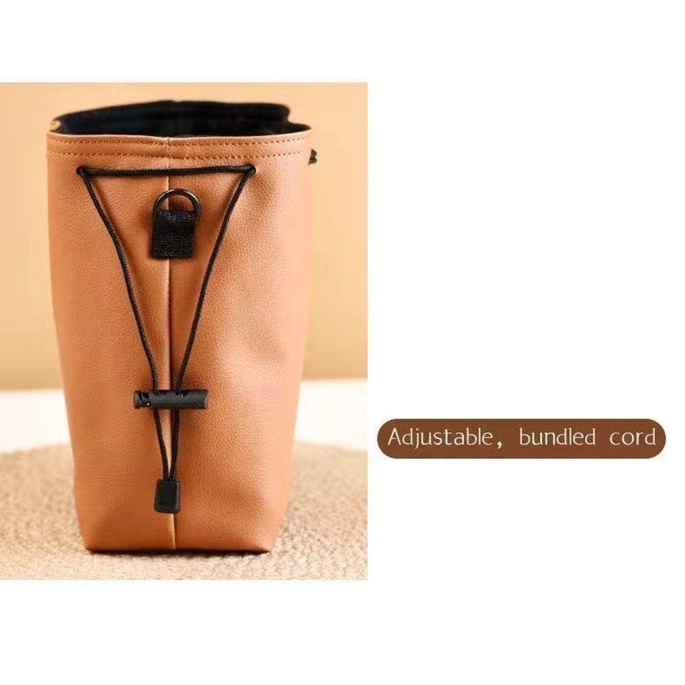 PU Leather Camera Storage Bag Dustproof Multi-purpose Camera Protective Case Anti-scratch Shockproof Makeup Lipstick Storage Bag